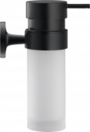 DURAVIT Starck T – Seifenspender mit Glas schwarz matt/weiß matt