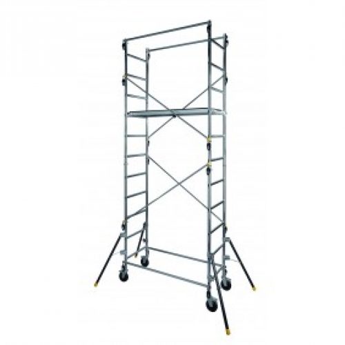 Echafaudage roulant aluminium 4,70 m – Quad Up
