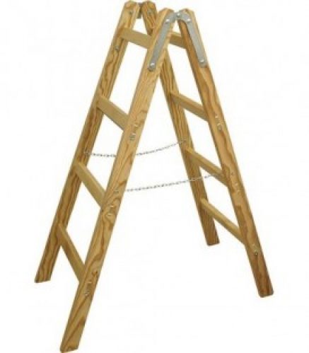 Echelle en bois 2 x 5 echelons