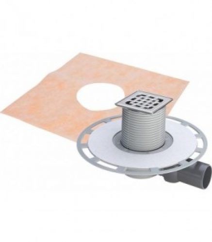 ecoulement de receveur Viega 4939 en plastique gris