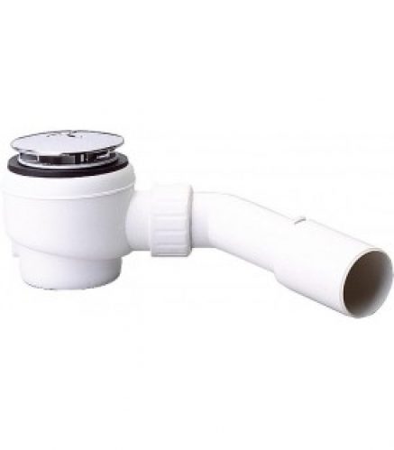 Ecoulement pour bac a douche avec sortie coudee 50/40 ecoulement 52 mm