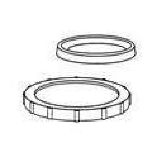 Ecrou de coude avec joint conique pour chasse basse ancien modèle