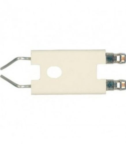 Electrode d allumage double pour Abaco X-100 10000027 raccord 6,3 mm