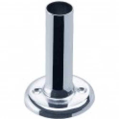 Embase pour porte-rideaux – 85 mm – laiton nickelé chromé – Pellet ASC