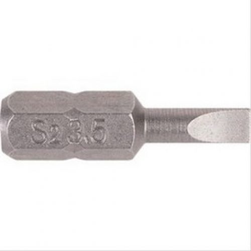 Embout de vissage fendu 25mm, 3,5×0,6mm, trempe Dure