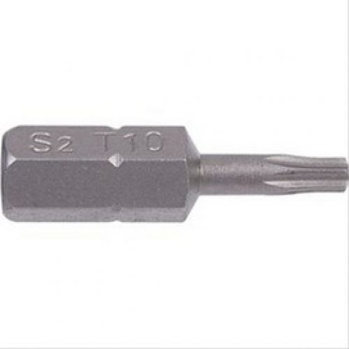 Embout de vissage Torx 25mm T10, trempe Dure