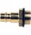 Embout pour air comprimé DN15 G 1/2&Prime; – laiton filetage male x clip male