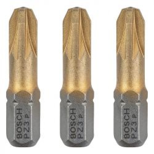 Embouts De Vissage Bosch 2607001595 Max Grip Pozidriv Pz3 3 Pieces