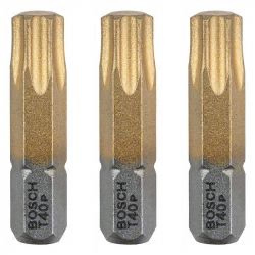 Embouts De Vissage Bosch 2607001697 Max Grip Torx T40 3 Pieces