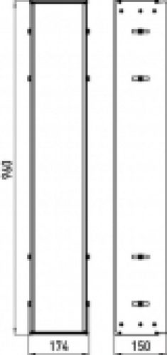 EMCO Asis – Built-in frame aluminium