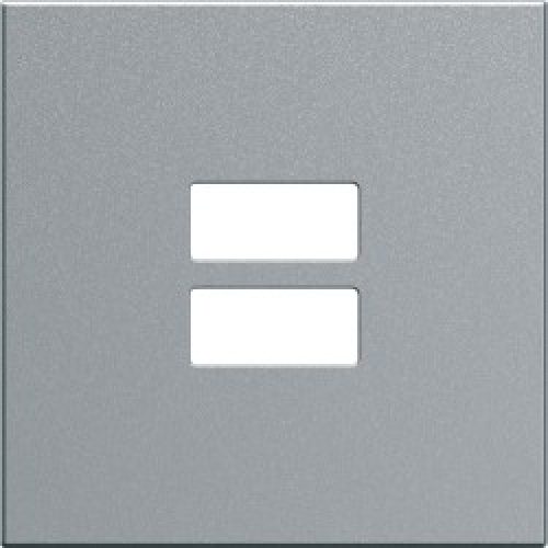 Enjo chargeur USB titane – APPAREILLAGE MURAL GALLERY HAGER WXD112T