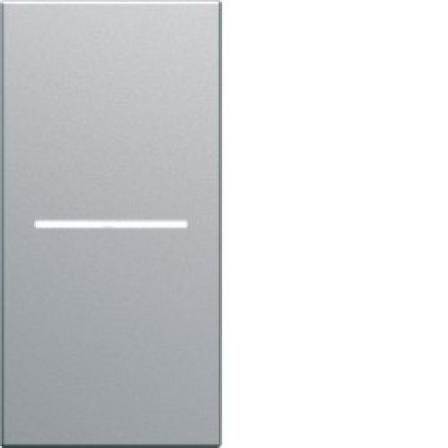 Enjo inter à voyant 1M titane – APPAREILLAGE MURAL GALLERY HAGER WXD011T