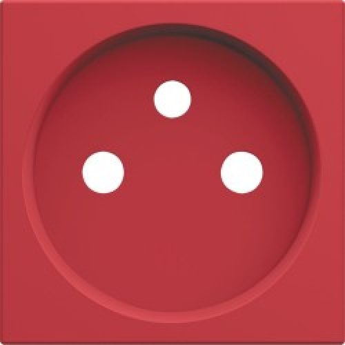 Enjo PC 2P+T rouge – APPAREILLAGE MURAL GALLERY HAGER WXD100R