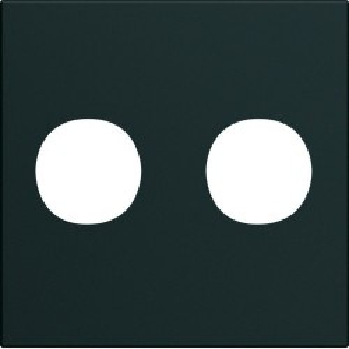 Enjo prise double F 2M night – APPAREILLAGE MURAL GALLERY HAGER WXD259N