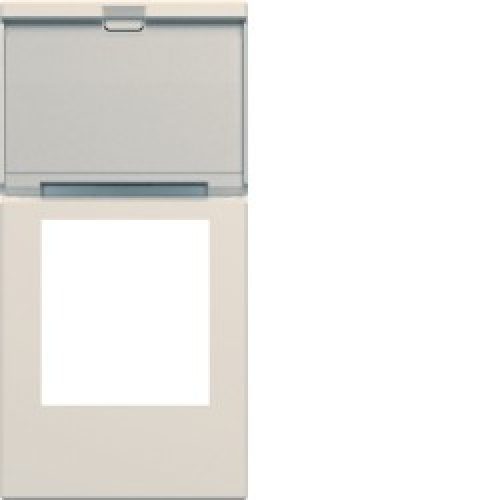 Enjo RJ45 porte-etiqu 1M dune – APPAREILLAGE MURAL GALLERY HAGER WXD205D
