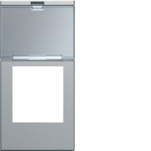 Enjo RJ45 porte-etiqu 1M titan – APPAREILLAGE MURAL GALLERY HAGER WXD205T