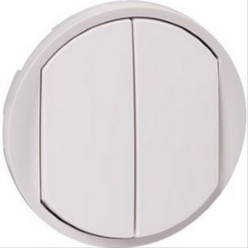 Enjoliveur coupure double Céliane Legrand 068002 blanc