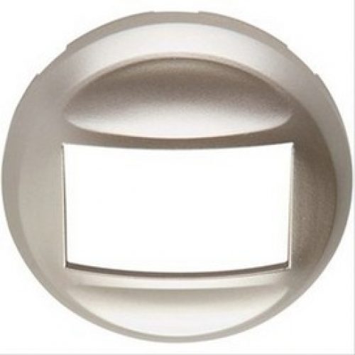 Enjoliveur interrupteur automatique sans fonction Céliane Legrand 068339 Titane