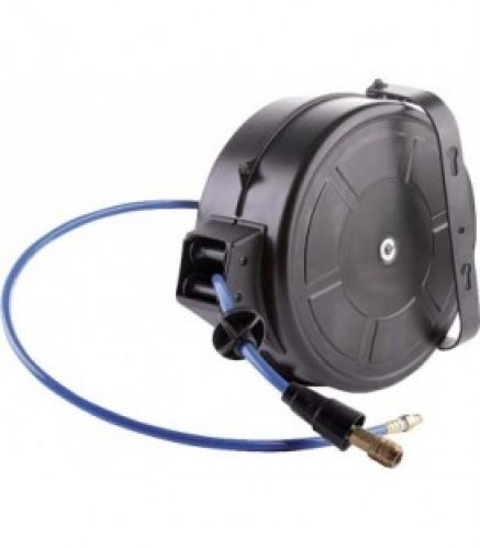 Enrouleur tuyau pneumatique retour automatique lg flexible : 18 m – diam 10/15