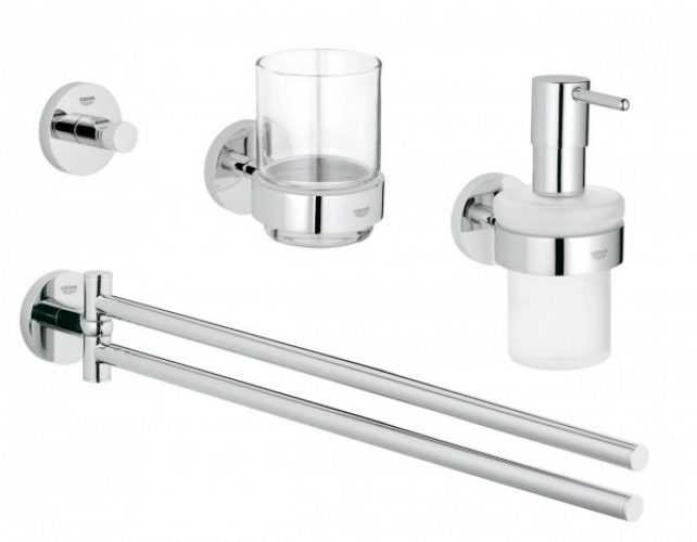 Ensemble Accessoires WC Grohe baignoire 4 en 1 WC Essentials