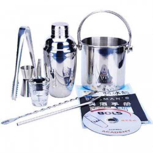 Ensemble de 11 outils pratiques pour vin en acier inoxydable