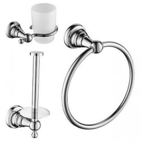 Ensemble de 3 pièces de salles de bain de type baroque