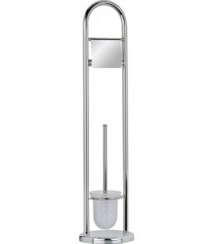 Ensemble de brosse WC AMALFI avec support papier et contenant plastique