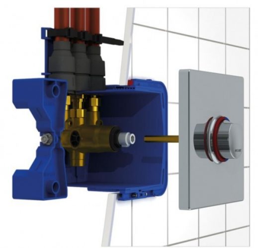 Ensemble de Douche Delabie TEMPOMIX 3 160 x 160 x 93-190 794BOX1