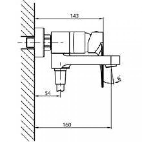 Ensemble de douche et baignoire Clio de GME