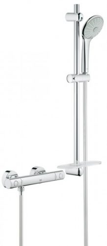 Ensemble de Douche Grohe Starter Grohtherm 1000 Cosmopolitan avec Mitigeur, Barre, Pommeau 34286002