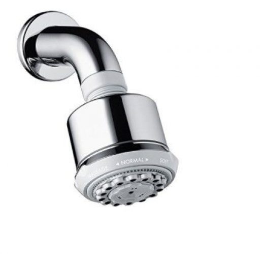 Ensemble de Douche Hansgrohe Clubmaster Pommeau de douche mural 3 jets et bras