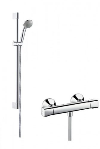 Ensemble de Douche Hansgrohe Crometta 85 Vario 065m avec Ecostat
