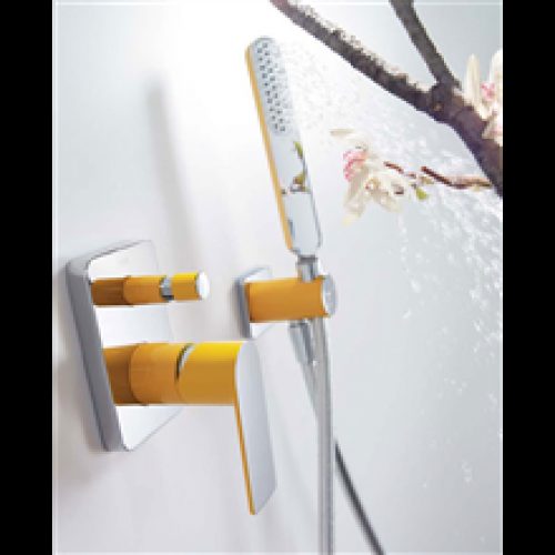 Ensemble de douche jaune de 2 voies TRES LOFT