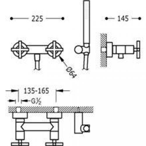 Ensemble de douche Max-Tres