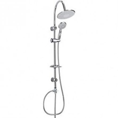 Ensemble de douche – rond et chromé – Tokyo