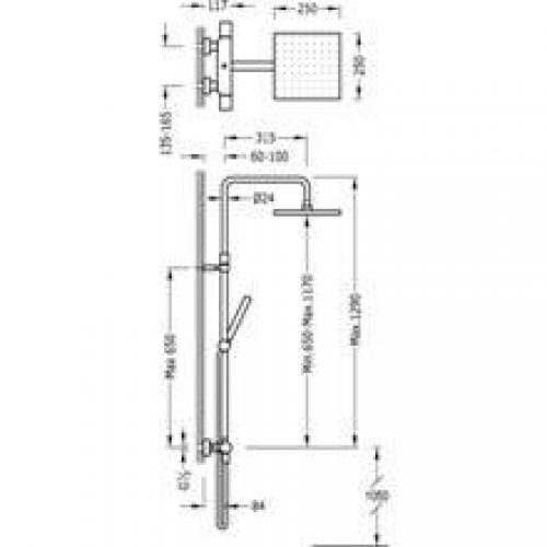 Ensemble de douche thermostatique ECO…