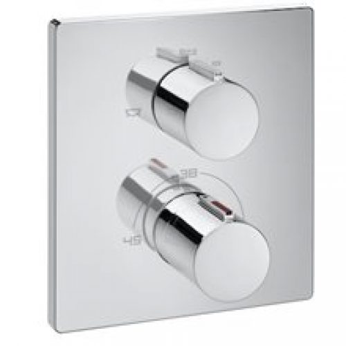 Ensemble de douche thermostatique Square Roca