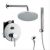 Ensemble douche à encastrer Mix Nova P-Pro Ø220mm