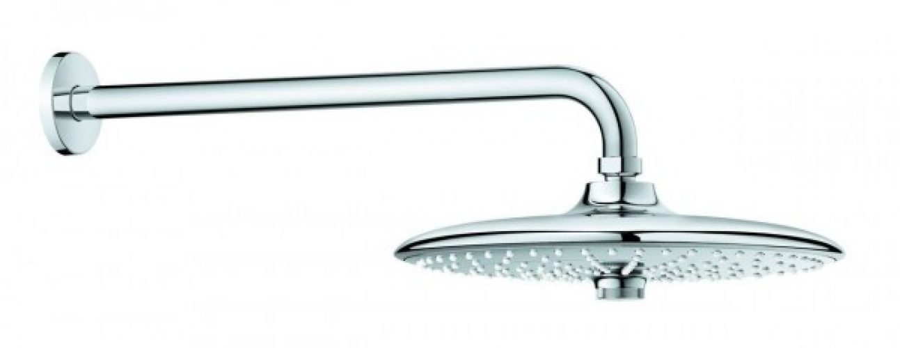 Ensemble Douche Grohe Starter Euphoria 260 Pommeau Douche Plafond et bras 380mm, 3 jets 26459000