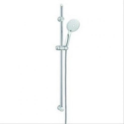 Ensemble douche Style chromé L=650mm, barre Ø25mm, 5 jets