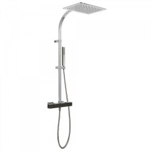 Ensemble Douche thermostatique – TRES 20219501NE Noir/Chromé