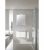 Ensemble salle de bain EOLA blanc brillant largeur 700 mm