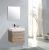 Ensemble salle de bain M600 couleur chêne clair/chêne blanchi – Miroir en option