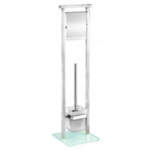 Ensemble WC sur pied – Debar – Acier satiné
