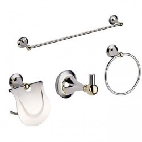 Ensembles d&rsquo;accessoires de salle de bains en laiton