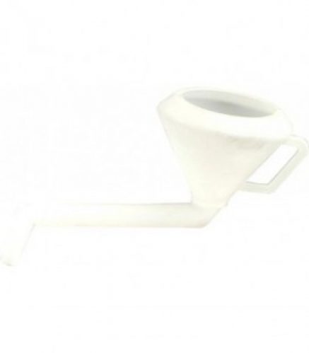 entonnoir en polyéthylène avec tamis,diametre 200mm, courbé