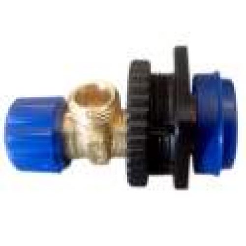 Entrée d&rsquo;eau avec robinet d&rsquo;arrêt