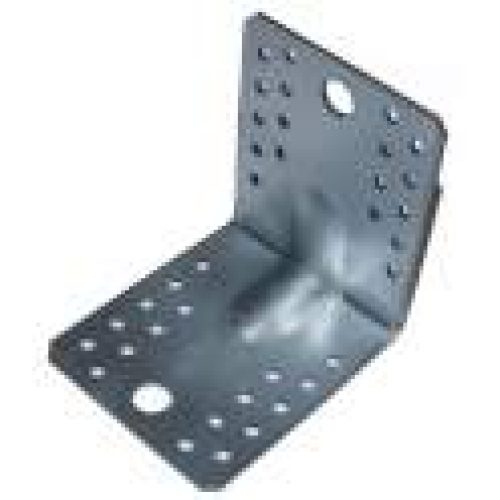 Equerre galva d&rsquo;assemblage renforcée 105x105x90x3 mm