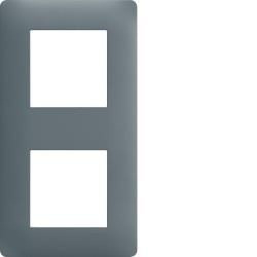 ess. Plq 2 p. entr 71 Graphite HAGER WE422