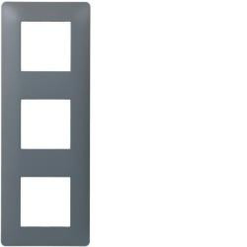 ess. Plq 3 p. entr 71 Graphite HAGER WE423